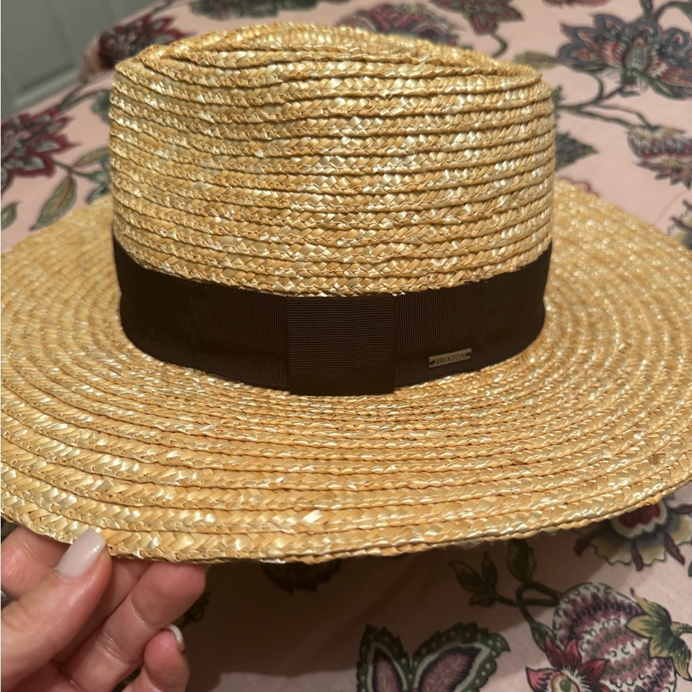Brixton Straw Hat with Brown Band